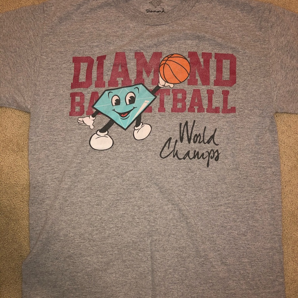 Diamond Basketball World Champs Tee